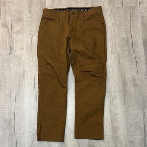 Men's Brown Alaskan Hardwear double front Pants | 36 x 30